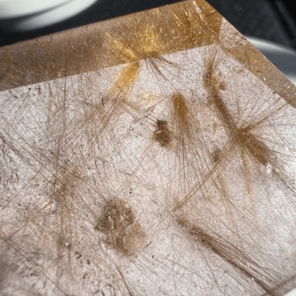 Golden Rutilated Quartz Crystal Freeform - Picture 6 of 16
